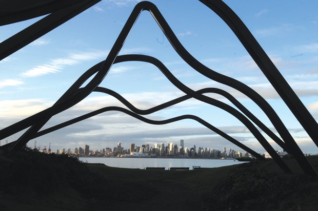 Cathedral at Waterfront Park is the first of five public artworks Douglas Senft installed on the North Shore.