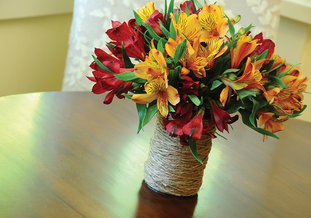 string vase