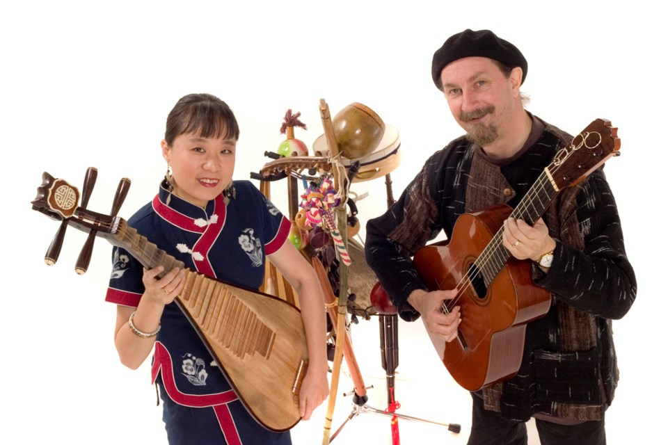 In the house: Qiu Xia He and Andre Thibault of Silk Road Music are performing in the opening In the House concert in Burnaby on Oct. 5.