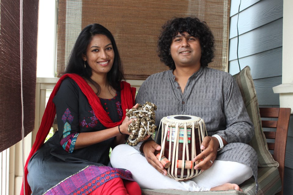 Celebrating music: Amika Kushwaha and Cassius Khan produced the Mushtari Begum Festival of classical Indian music at Massey Theatre in September.