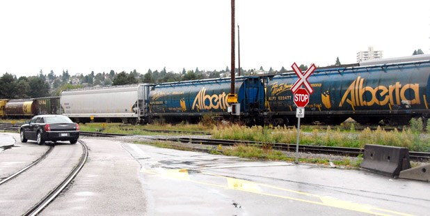 Coming and going: four railway companies move goods through tracks in New Westminster, including some that are potentially explosive. Residents want the city to address the issue through a new panel it’s formed that includes representatives from all four railways.