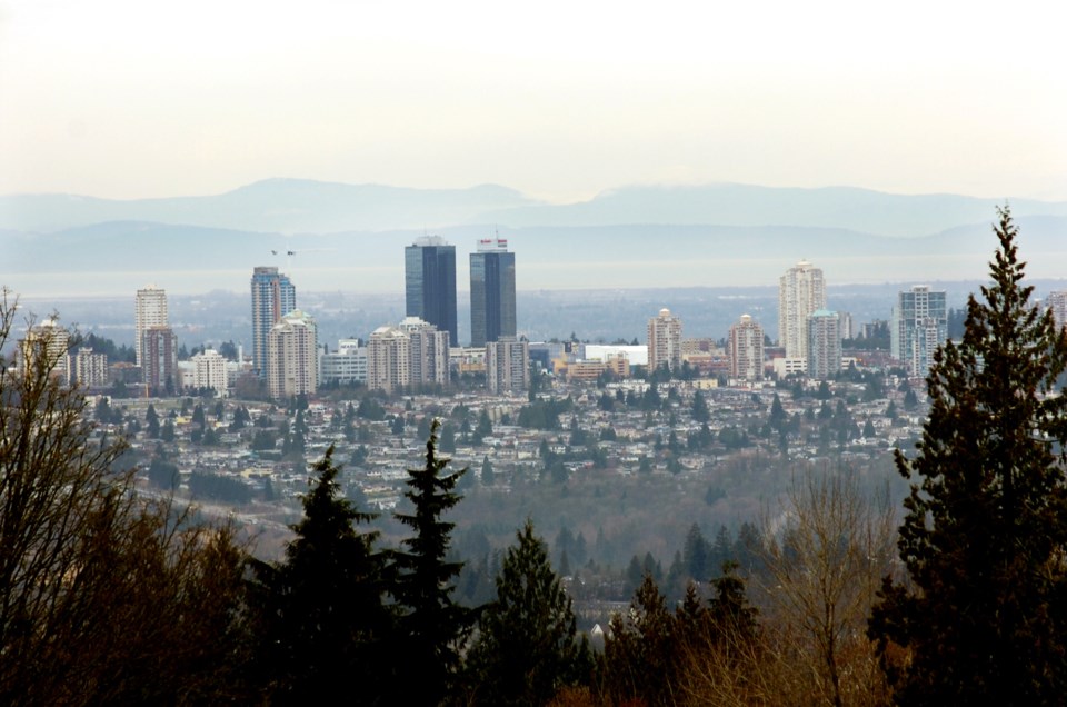 Burnaby metrotown skyline