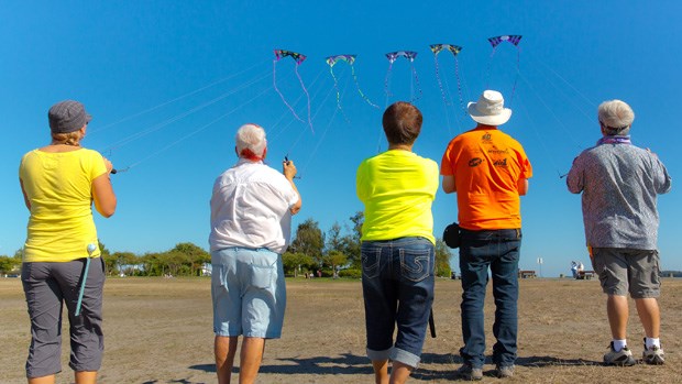 Kite flying diehards from across the Lower Mainland flock to Garry Point