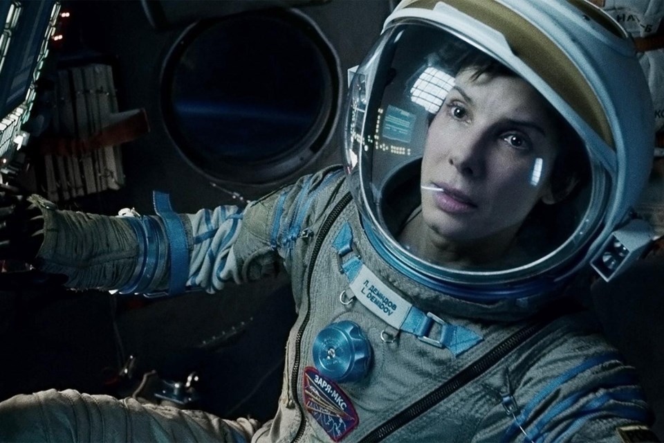 Sandra Bullock stars in Alfonso Cuaron’s Gravity, the latest sci-fi film to portray space travel as a tad terrifying.