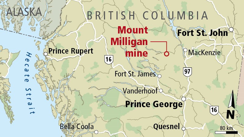 Mt. Milligan mine