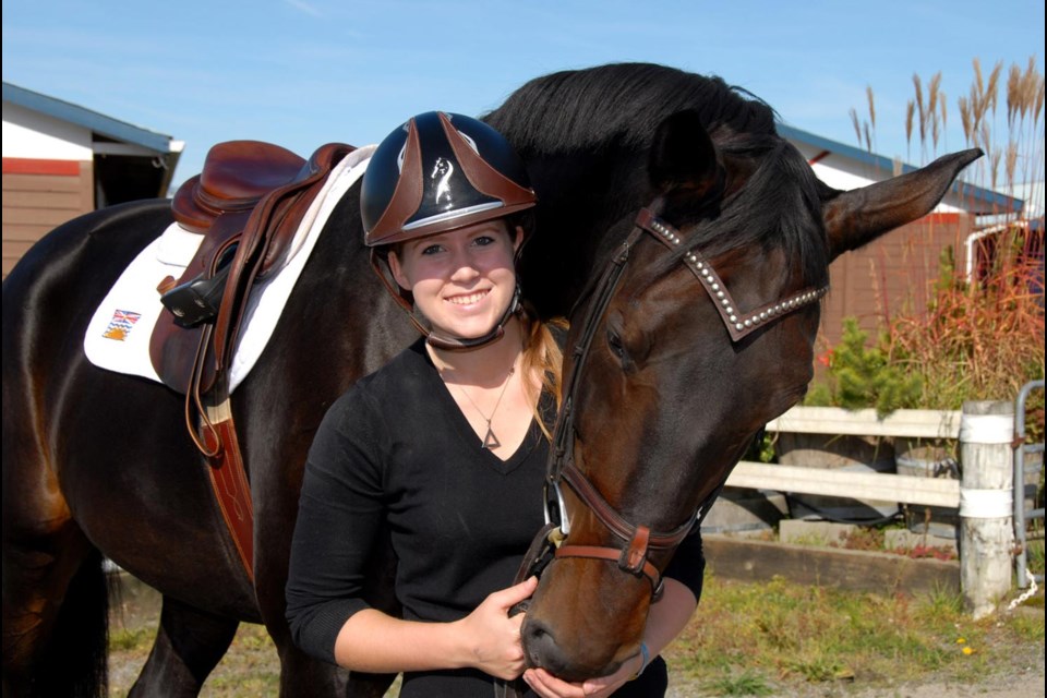 Strong bond: Natasha Sukorokoff and mount Union S look to take a step up in height next season in the equestrian sport of showjumping.