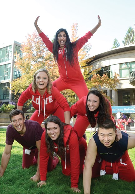 Cap U students celebrate with fundraiser