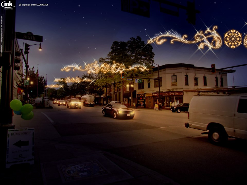 Columbia Street lights