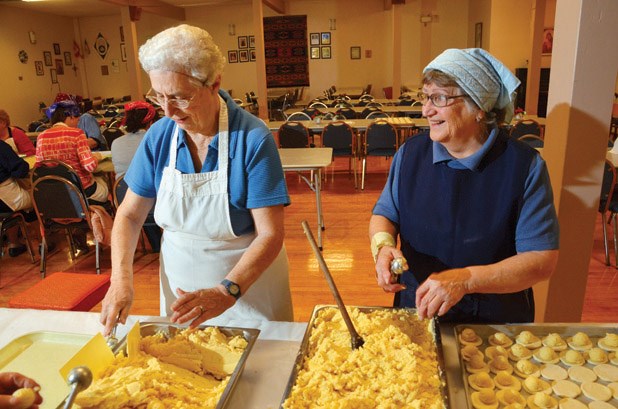 Perogy dinner