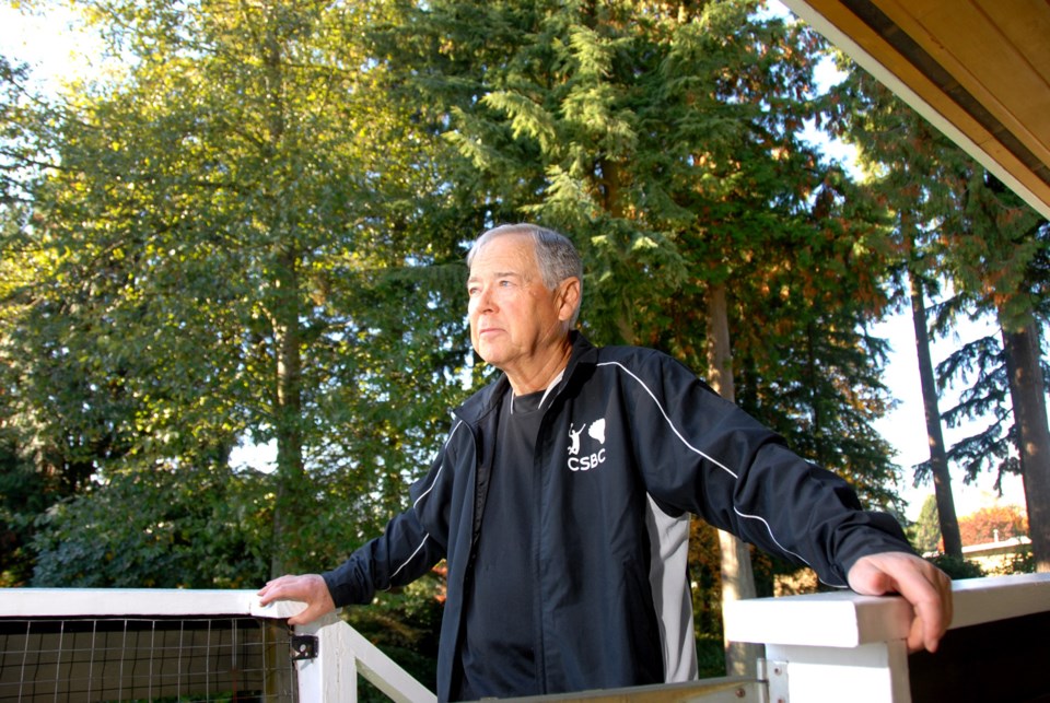 Walter Hallam, trees Burnaby