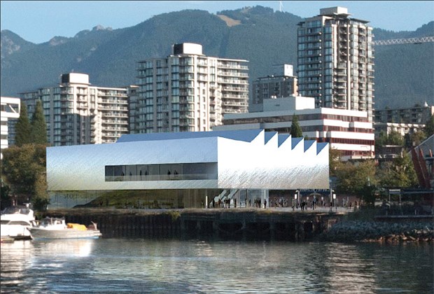 An artist's rendering of the new Presentation House Gallery on the City of North Vancouver's central waterfront.