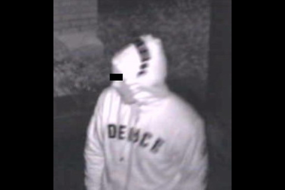 Police are looking for the identity of the man pictured above. He was seen on apartment patios in the Kingsway/Metrotown area on Nov. 1 and 2.