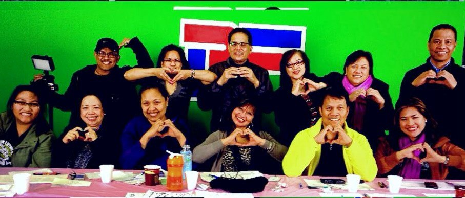 Working the phones: Members of the local Filipino community gathered at Java Jazz Bistro last weekend to hold a fundraiser for the typhoon-ravaged Philippines. They raised $20,000 at the Nov. 10 telethon, and have already raised another $10,000.