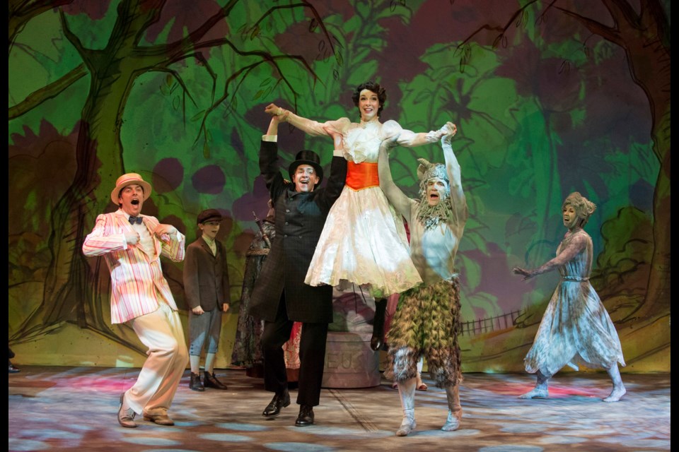 Magical night: The cast of the Arts Club Theatre's Mary Poppins.