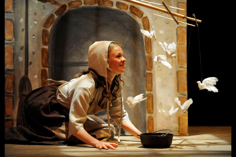 Fairy tale twist: Jennifer Toulmin as Cinderella in Patrick Street Productions' Into The Woods (2008).