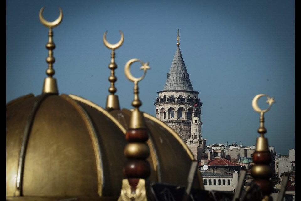 Galata Tower, in background, gives visitors an excellent view of Istanbul, Turkey's largest city. Last summer, Istanbul's Taksim Square was the scene of violent confrontations between police and protesters. But protests have faded, and contrary to some lingering perceptions, it's quite calm now — except for the normal hustle and bustle found in this vibrant city. And it's as safe for tourists as it ever was. Istanbul is a thoroughly modern place, but it traces its roots back to 660 BC. It's the former seat of the opulent Byzantine and Ottoman empires and is divided into European and Asian sides by the Bosporus Strait, offering a wealth of history and stunning scenery.