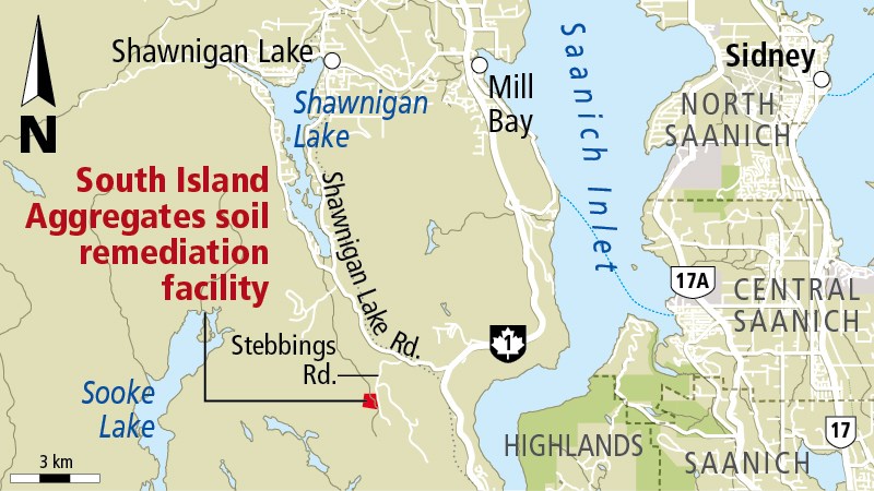 South Island Aggregates soil remediation facility