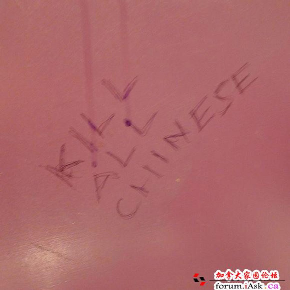 Racist graffiti