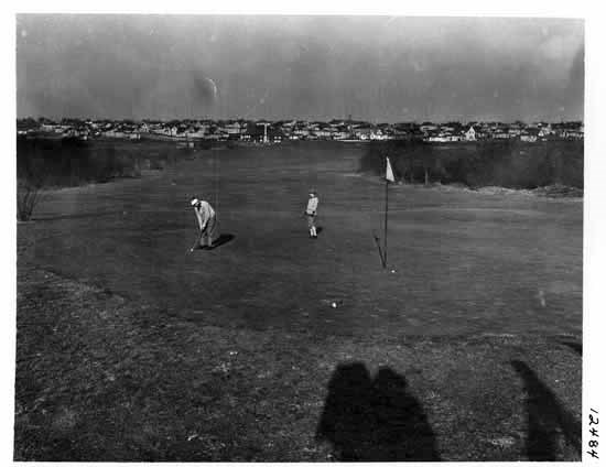 Quilchena Golf Club then: The Quilchena Golf Course off Arbutus Street, 1928. Photo: Vancouver Public Library, Leonard Frank, 12484