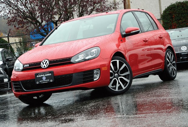 The Volkswagen Golf GTI is getting a little outdated in some areas — it's due for a redesign in 2015 — but it's still the fun-to-drive champ of the hot hatchback segment. It is available at Capilano Volkswagen in North Vancouver.