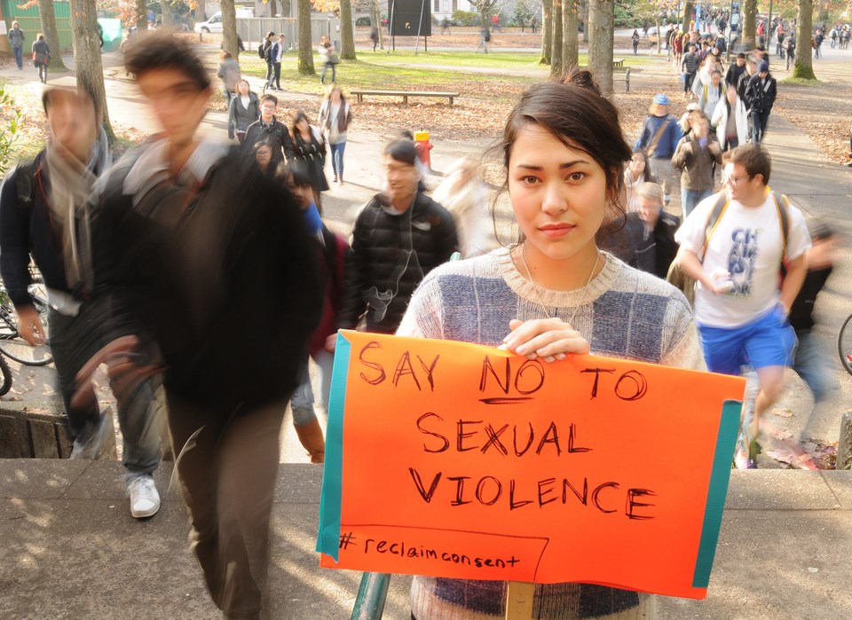 UBC march Laura Fukumoto