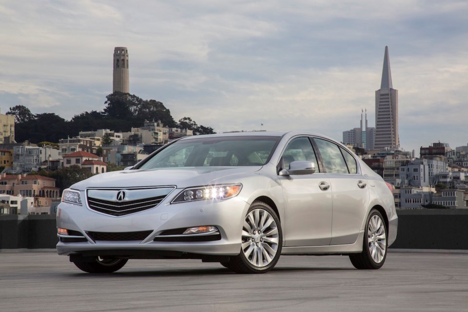 The 2014 RLX is the most luxurious performance oriented sedan Acura has ever offered. photo submitted