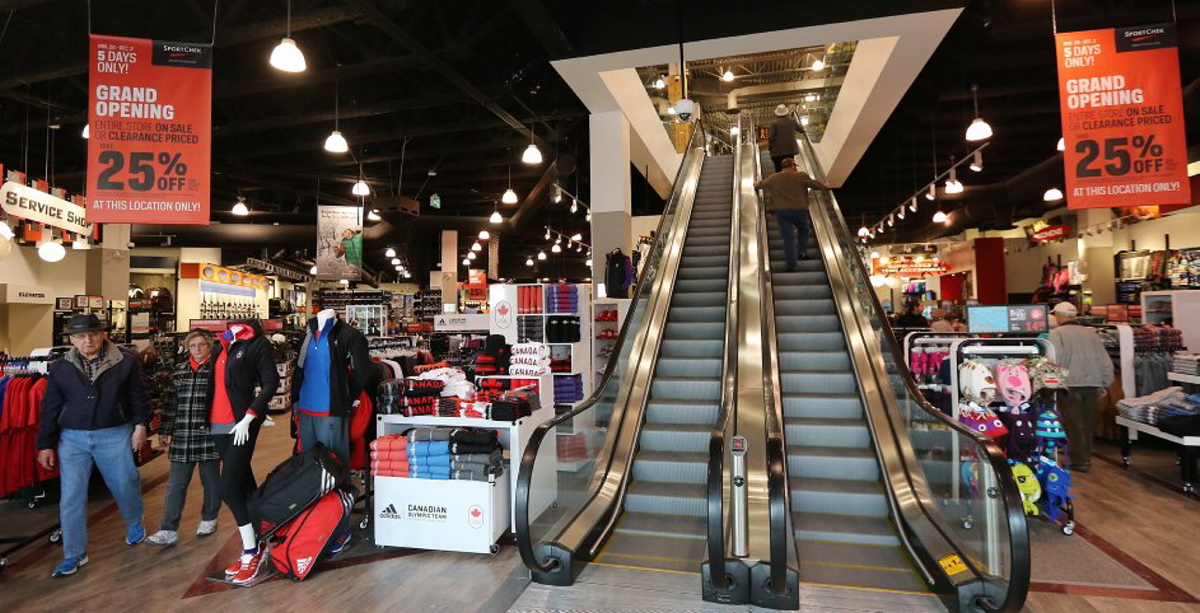 Shoppers flood Hillside mall for SportChek opening - Victoria Times Colonist