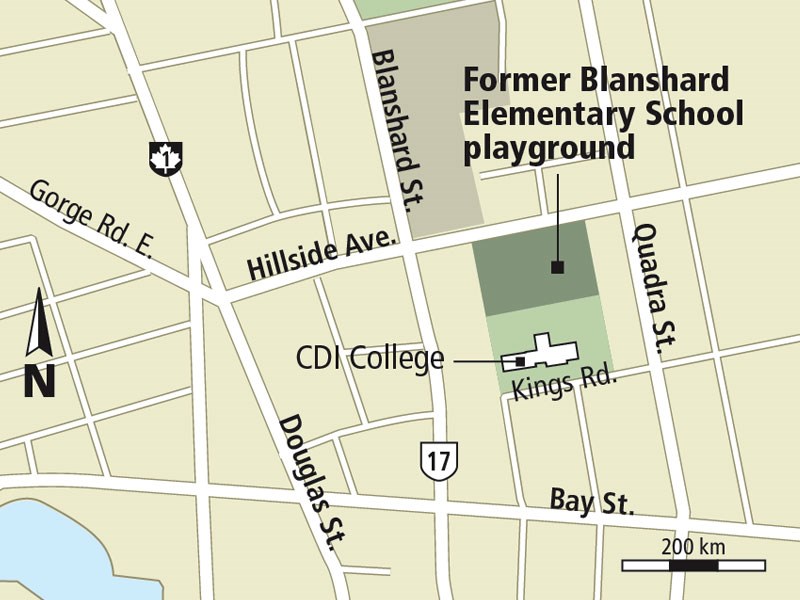 Map of the site for a new 320-bed seniors facility