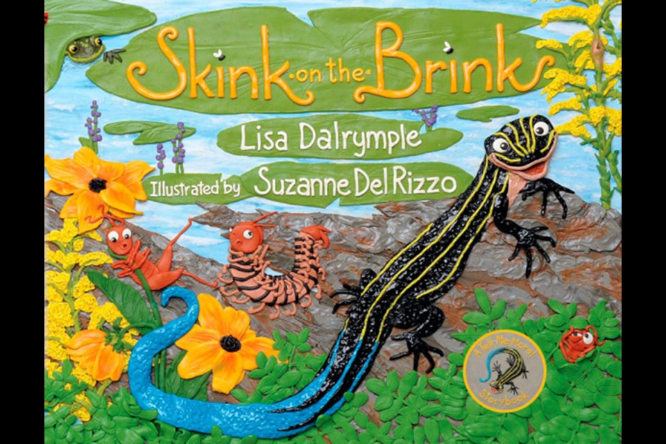 Skink on the Brink, by Lisa Dalrymple, is a brightly illustrated, cheerful tale for young readers.