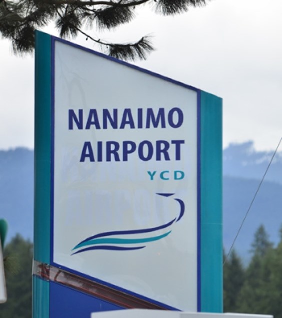 Nanaimo Airport sign