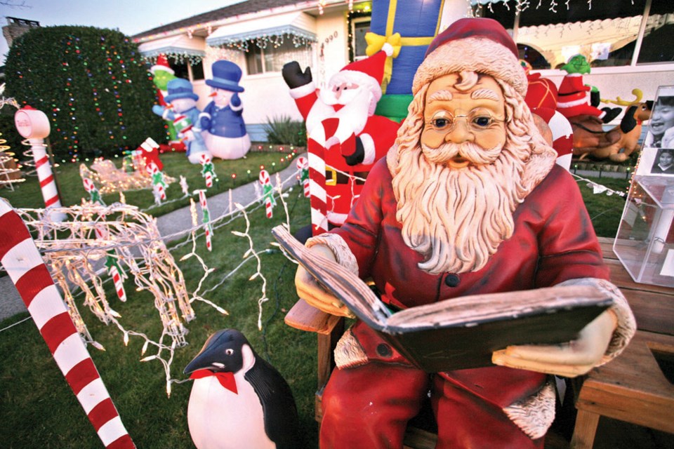 - 4990 Belleville Ave. With the help of their candy canes in all different sizes, huge snowmen and twinkling snowflakes, the Dube family is collecting for Variety The Children's Charity.