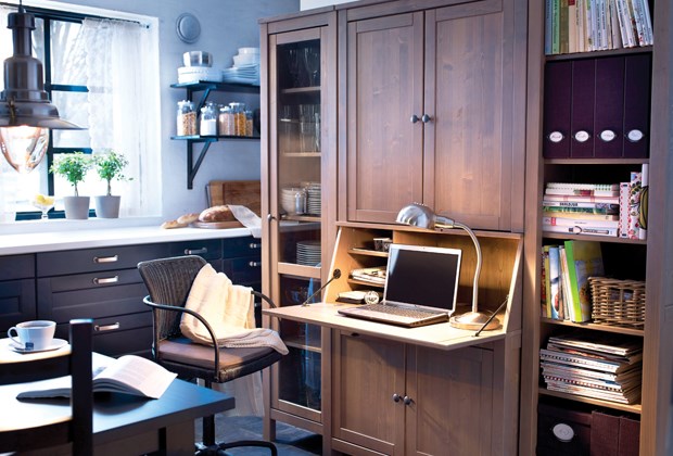 The pocket-office is an ultra-efficient office space tucked away into an area that’s readily available.