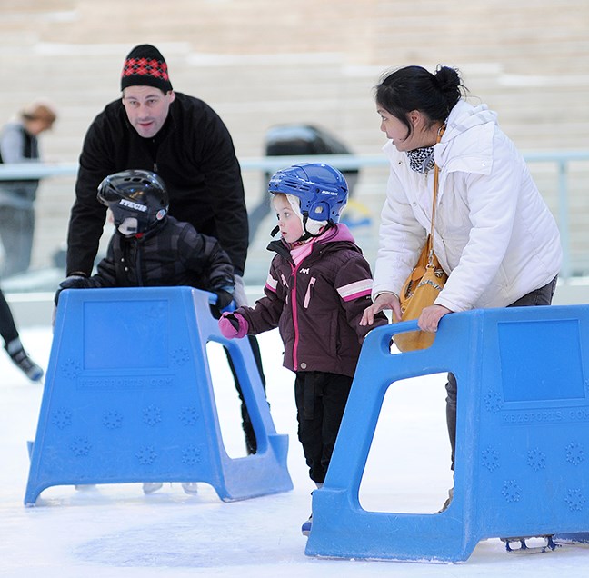 ice skating