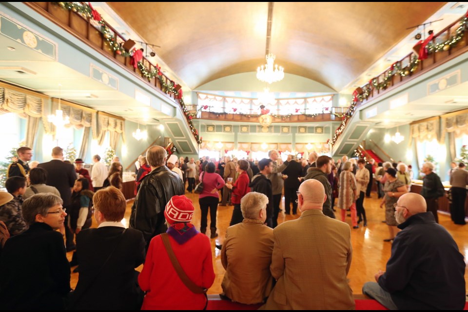 About 1,500 people attended the levee at Government House on Wednesday.