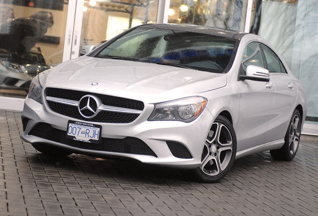 Putting front-wheel drive on a Mercedes-Benz may seem like blasphemy to some purists but the CLA sedan is actually a pretty good little car. It is available at Mercedes-Benz North Vancouver on Marine Drive. Photo Paul McGrath, North Shore News