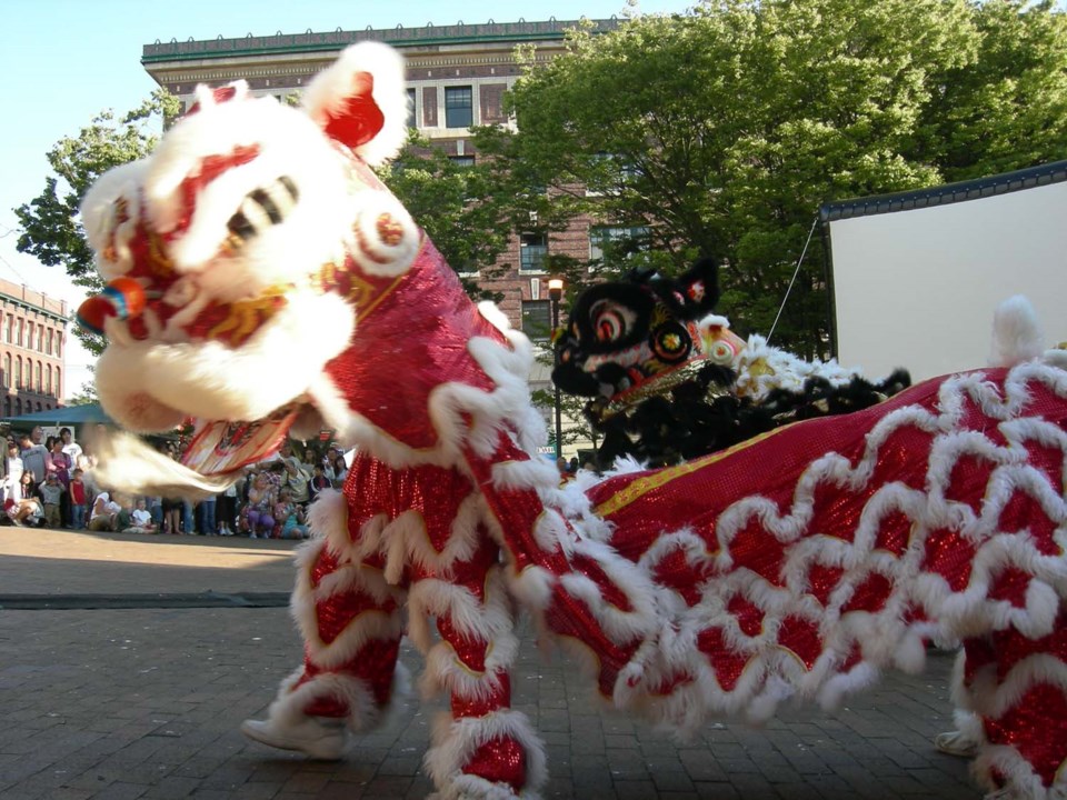 Lion dance