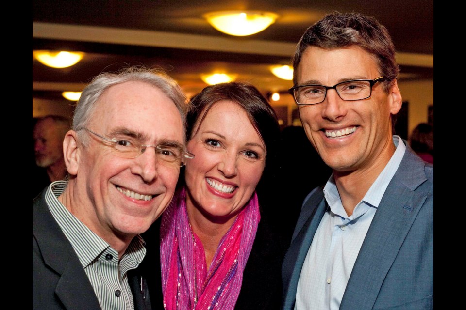 Norman Armour, Michelle Ross and Mayor Gregor Robertson celebrated a decade of PuSh, the annual festival that pushes the boundaries of performance art.