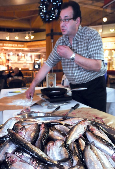 Herring cooking