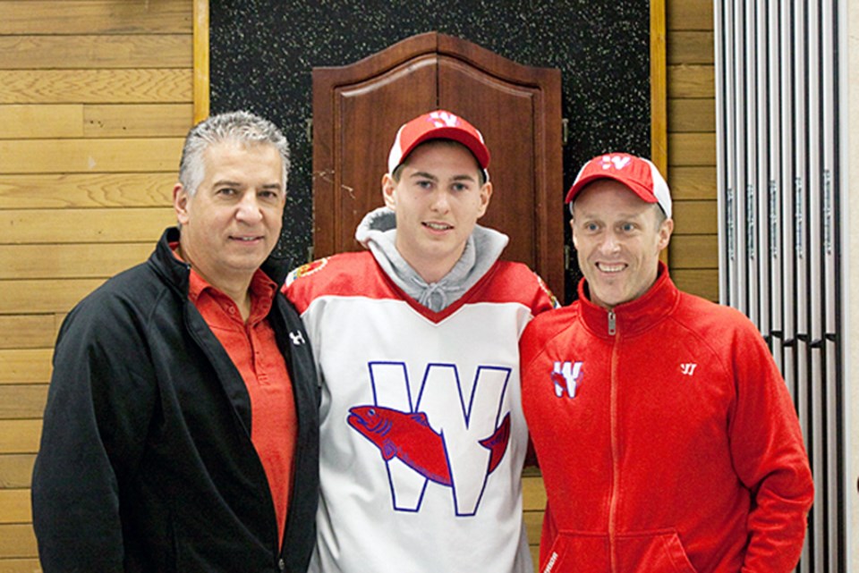 Carter Dickson taken third by junior Salmonbellies in midget draft