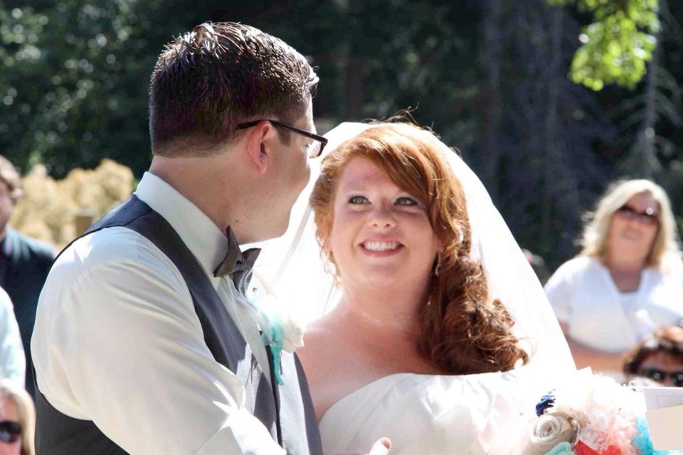 Dylan and Robyn Benson were married July 13, 2013.