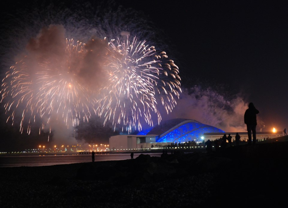 sochi fireworks