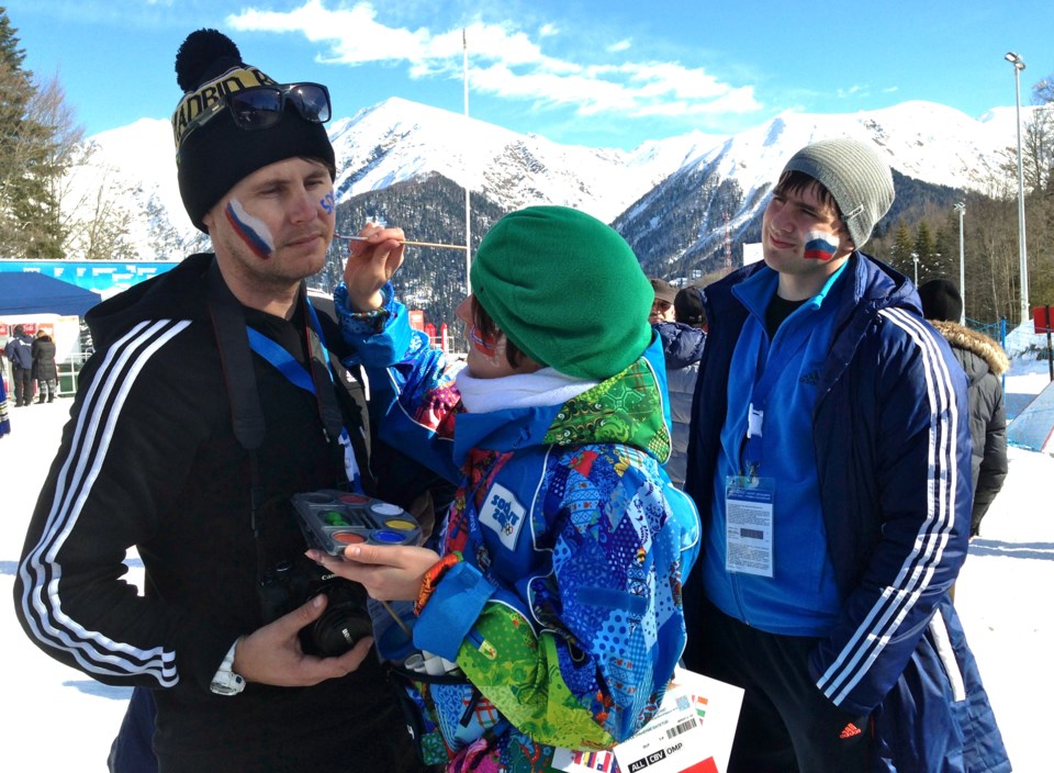 biathlon face paint