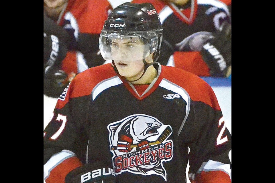 Sixteen-year-old John Wesley is the top rookie scorer in the Pacific Junior Hockey League.