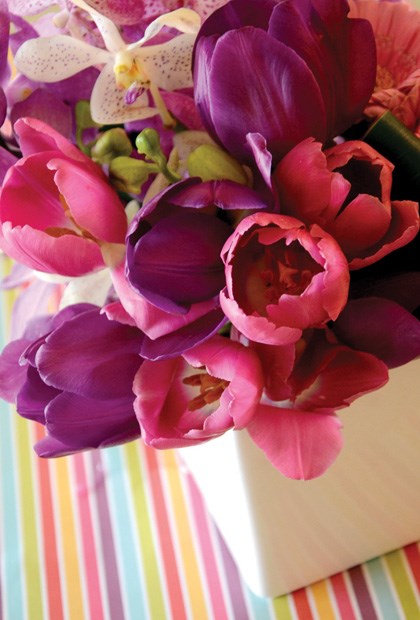 Beat winter greys with a burst of colour