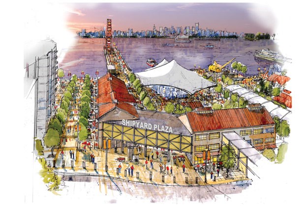 Lot 5, soon to be known as The Shipyards, as it will look of the City of North Vancouver follows through on the vision developed by its hired consultant, who took more than 1,000 pieces of input from the public.