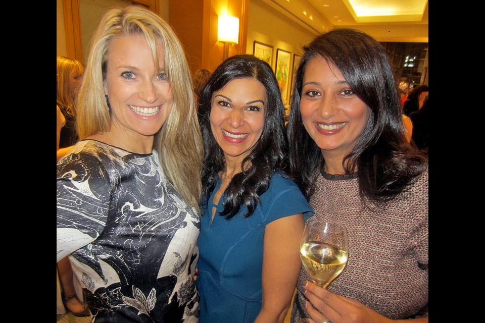 Among the wildly successful women at the FWE fete were Bon Mot Book Club’s Leah Costello, Wear Else president Zahra Mamdani and Prudential Sussex Realty’s Salma Mitha.
