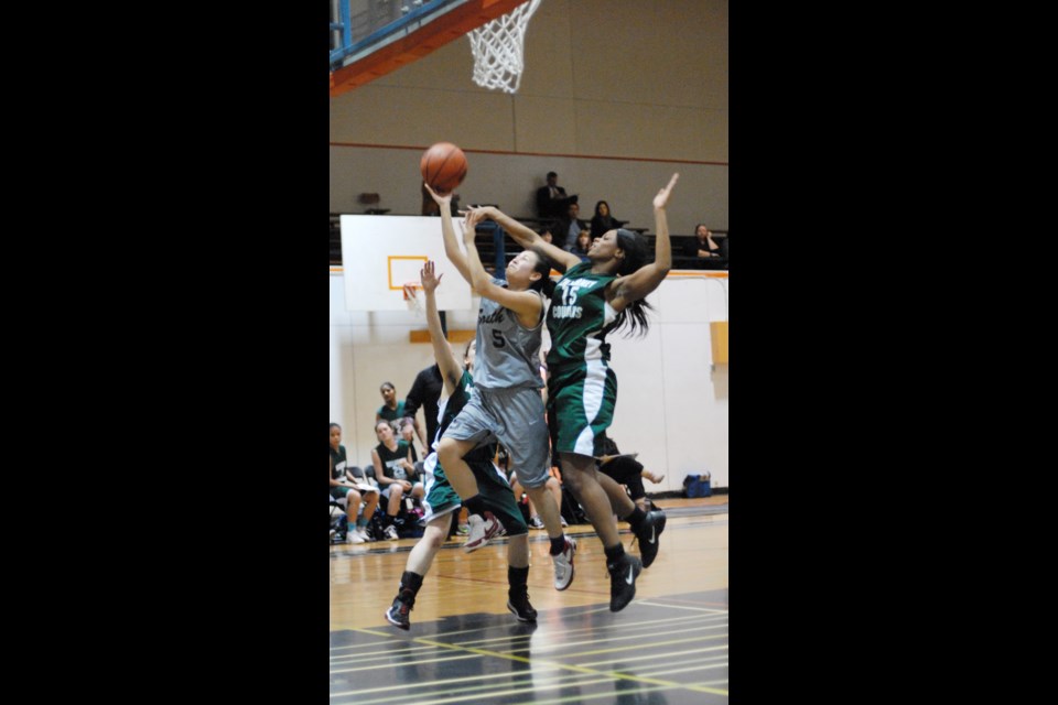 Bby South vs Killarney at Crehan cup Lower Mainland AAA girls basketball championships at NWSS