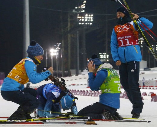 biathlon ukraine silence