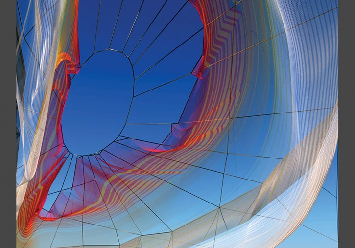 Janet Echelman sculpture