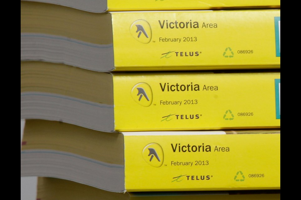 The new Victoria telephone directory is a shadow of its former self.